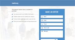 Desktop Screenshot of mantis.org