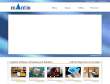 Tablet Screenshot of mantis.gr